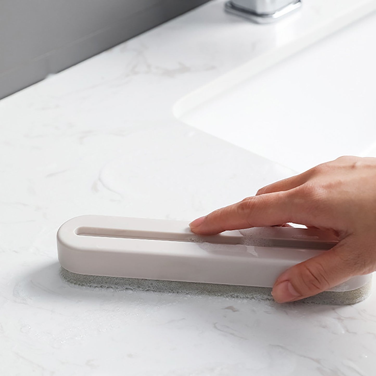 Multifunktions-Glaswischerschaber mit Wasser zum Reinigen von Badezimmer, Dusche, Spiegelglas, Küchenarbeitsplatte, Spüle, Autofensterwischer, flexibles universelles Wasserglas-Fensterreinigungszubehör