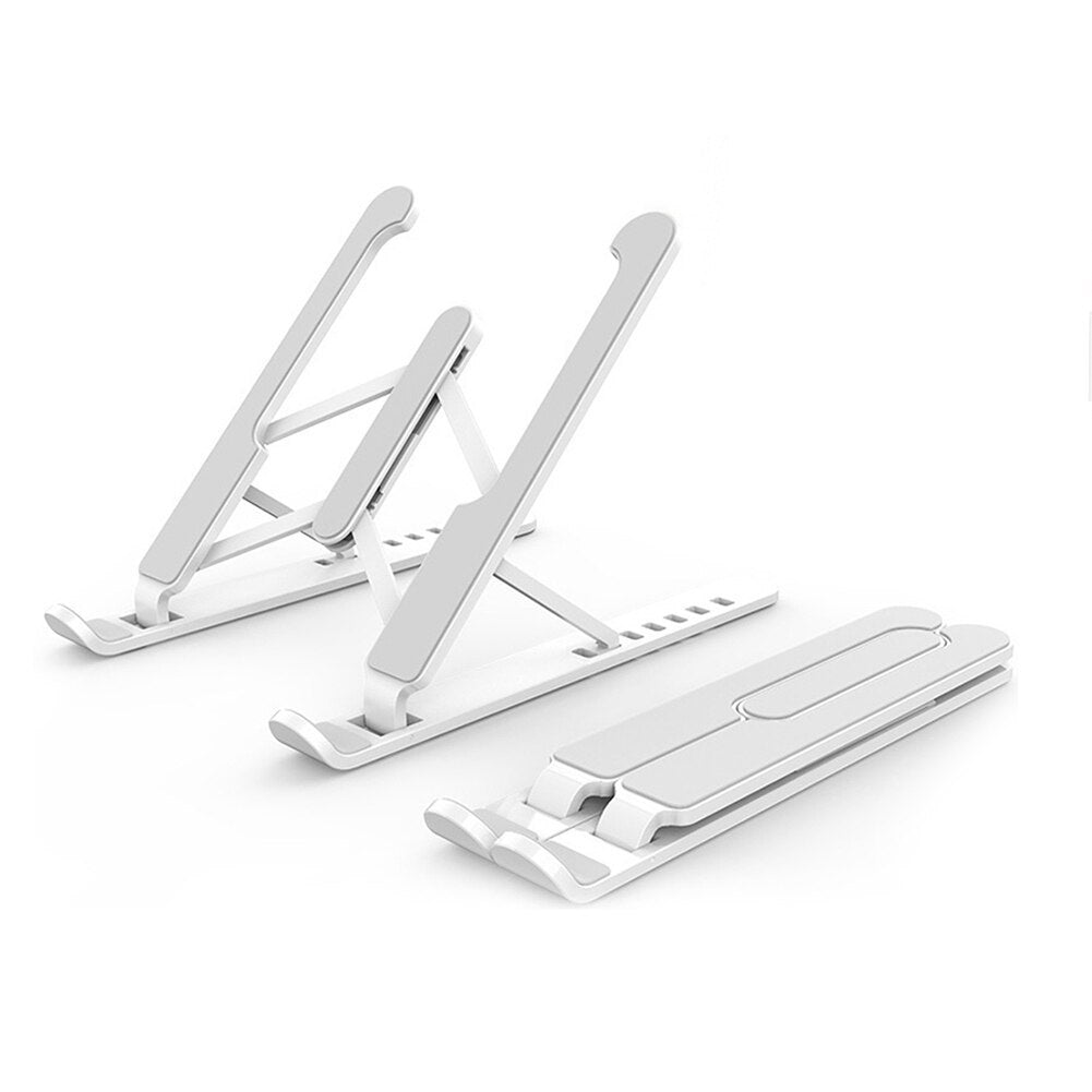 Verstellbarer, rutschfester Laptop-Ständer, Halterung, Basis, Riser, 6-Gang-Höhe, Notebook-Kühlständer, tragbar für 11-17 Zoll Tablet
