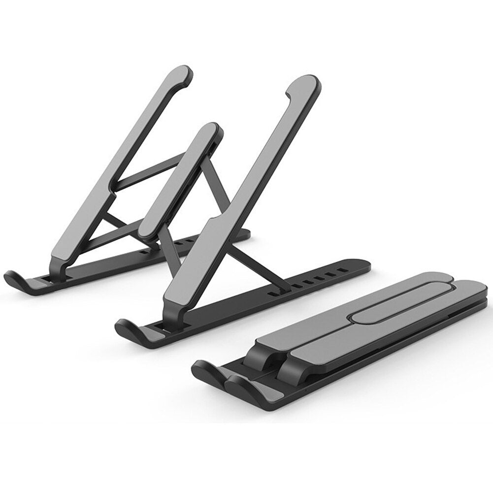 Verstellbarer, rutschfester Laptop-Ständer, Halterung, Basis, Riser, 6-Gang-Höhe, Notebook-Kühlständer, tragbar für 11-17 Zoll Tablet